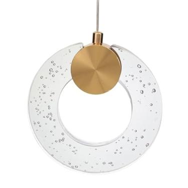 Imagem de Pendente LED Gold Urano 3500K Bivolt para Iluminação Decorativa e Ambientes Internos