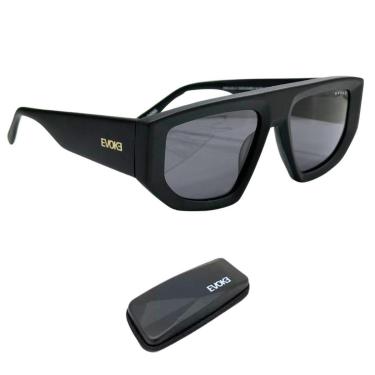 Imagem de Óculos de Sol Evoke New EVK 59 A11 Preto Fosco Total-Unissex