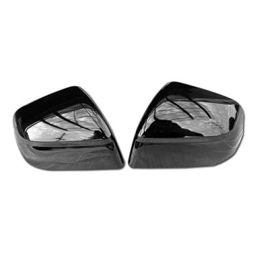 Imagem de Compatível Com Tesla Model Y Juniper/lançamento 2025 Pasta De Carro Porta Lateral Espelho Capa Auto Exterior Abs Lados Retrovisor Capa Fibra Carbono(Glossy Black)