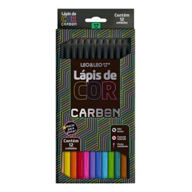 Imagem de Lápis de Cor Carbonline 12 Cores - Leo&ampLeo - LEOLEO