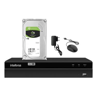 Imagem de Dvr Intelbras 4ch Mhdx 1304 Inteligente Multi Hd C/ Hd 1tb