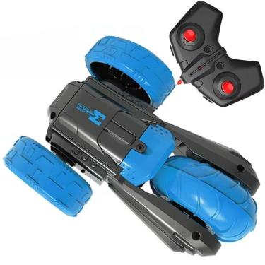 Imagem de Carrinho Controle Remoto Manobra Radical 360 Luzes Som Brinquedo Super Carro Criança Divertido Aventura