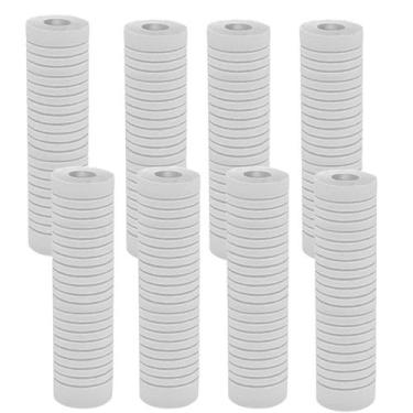 Imagem de Kit 8 Refil Filtro PP Ranhurado 9 3/4 Caixa D'Água Cavalete - AQUAPLUS