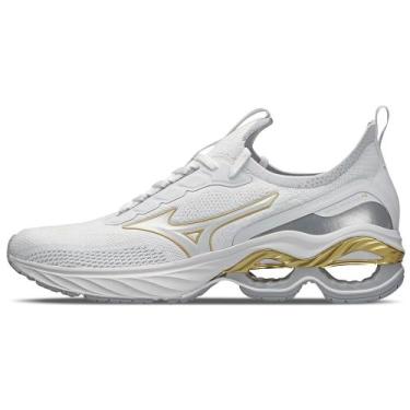 Imagem de Tênis de Corrida Unissex Mizuno Wave Invictus 4, Branco, 35