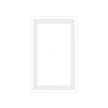 Imagem de Bandeja retangular Plástico Transparente - 31x19x2cm - 1 unidade - Riz