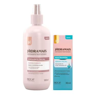Imagem de Kit Emoliente Facial 500ml + Sérum Niacinamida 30ml Hidramais