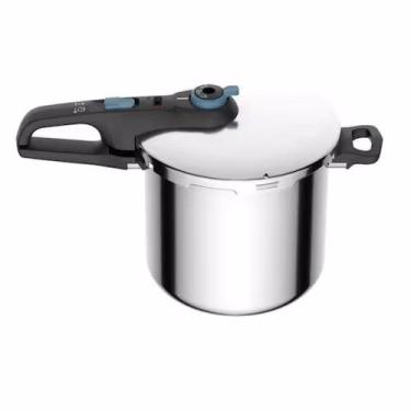 Imagem de Panela de Pressão 8L - Inox Trendy - Trava Interna - Rochedo