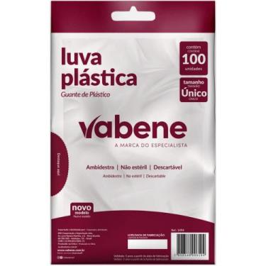 Imagem de Luva Plastica Descartavel Tam.unico - Vabene