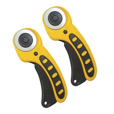 Imagem de 02 Cortador Circular Manual 45mm Tecido Papel EVA Patchwork