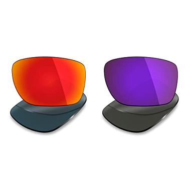 Imagem de Mryok 2 pares de lentes polarizadas de substituição para óculos de sol Oakley Turbine – opções