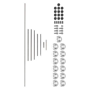 Imagem de Eujgoov Kit de reparo de flauta, rolos de flauta + arruelas + parafusos +, conjunto de manutenção de flauta DIY curvado para instrumento musical de flauta