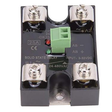 Imagem de Berm Controles de relé de estado sólido DC de canal único, SSR monofásico AC de canal duplo 24-480VAC (25A)