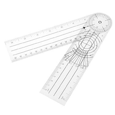 Imagem de Régua espinal médica de 0 031" de espessura para medir a amplitude de movimento das articulações como dedos cotovelos e joelhos régua de ângulo