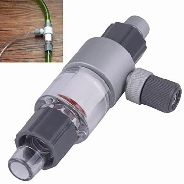 Imagem de Aquário CO2 Atomiser Metal + difusor de dióxido de carbono acrílico com de bloqueio de porcas para aquário tanque de peixe acessório (12/16 mm)