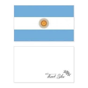 Imagem de Bandeira nacional da Argentina, país de agradecimento da América do Sul, cartão de agradecimento de aniversário