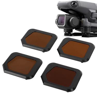 Imagem de Filtros ND para Mavic 3 Classic, ND8 ND16 ND32 ND64 Conjuntos de Filtros de Densidade Neutra, para Foto de Lente de Drone