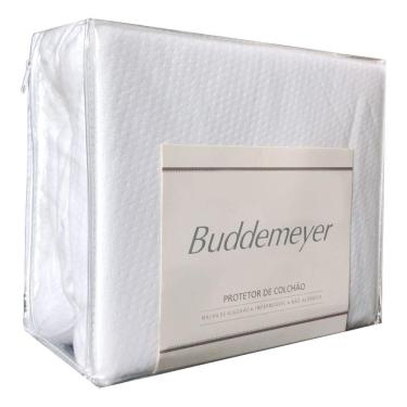 Imagem de Protetor De Colchão Queen Buddemeyer Maison Algodão Branco