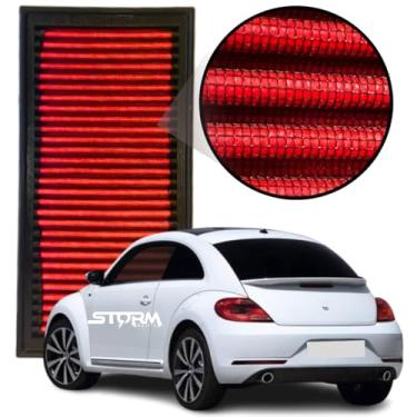 Imagem de Filtro De Ar Esportivo VW Fusca 2.0 Tsi Turbo 2010 A 2018 Inbox RS Filter Lavável Reutilizavel Remap Stage Chip Potencia