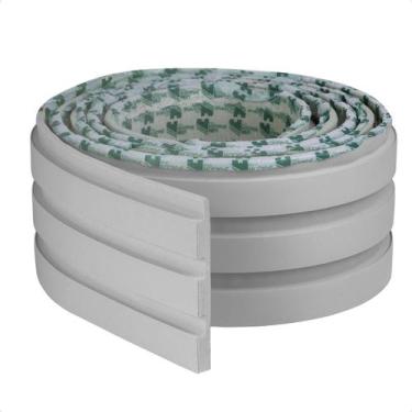 Imagem de Painel Ripado Laminado De Eva Autocolante Flexível Rolo 5Mt - Meu Roda