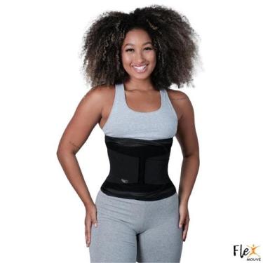 Imagem de Cinta Modeladora Redutora De Medidas Queima Gordura Cintura Fina Exerc