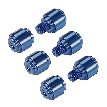 Imagem de Pacote com 3 pinos de titânio adequados para canivetes de bolso BUGOUT série 535, azul