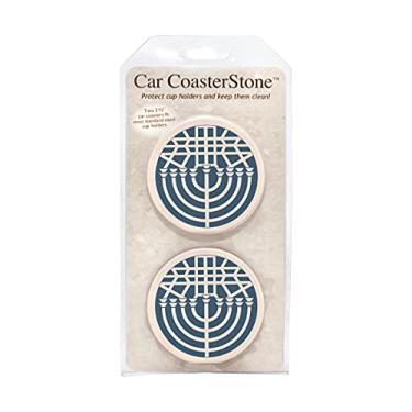 Imagem de CoasterStone Porta-copos para carro Menorah CR9712, tamanho padrão, pedra