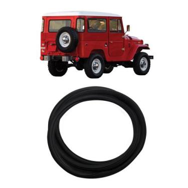 Imagem de Borracha Vidro Traseiro Vigia Toyota Bandeirante 1968 A 1992 - Superce