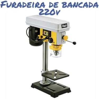 Imagem de Furadeira de Bancada Monofásica de 5/8 Pol. 500W Razi, 220V