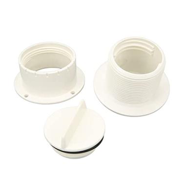 Imagem de Válvula de drenagem de barco GRCFUMO, válvula de embornal de barco compacta e leve, portátil à prova de vazamento, drenagem estável, auto-resgate, válvula de embornal de drenagem