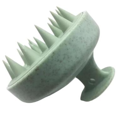 Imagem de Escova de silicone para xampu, pente para massagem no couro cabeludo, limpa o couro cabeludo completamente, escova de massagem corporal, escova de banho, ferramenta de cabeleireiro de salão (01)
