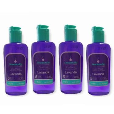 Imagem de Kit 4 Essência Ambiente 140ml Odorizador Limpador Perfumado Concentrad