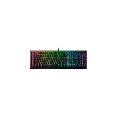 Imagem de Teclado Mecânico Gamer Razer Blackwidow V4 X, Chroma RGB, Switch Yellow, US, três botões  laterais macros dedicadas - RZ03-04701900-R3U1