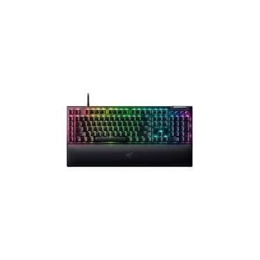 Imagem de Teclado Gamer Razer Blackwidow V4, Chroma RGB, Switch Amarelo, USB-C, Layout Us, Preto - RZ0304691900