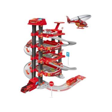 Imagem de Playset Bombeiro Electronic Parking - Estação de Resgate Cardoso Toys 