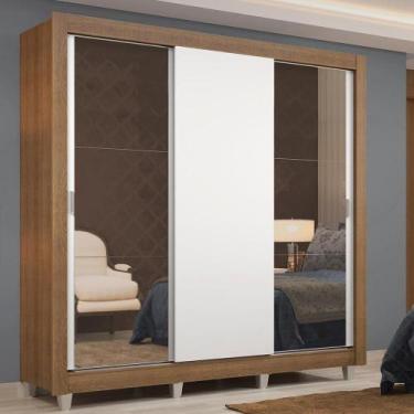 Imagem de Guarda-roupa Casal Lyon 3 Portas de Correr Madesa