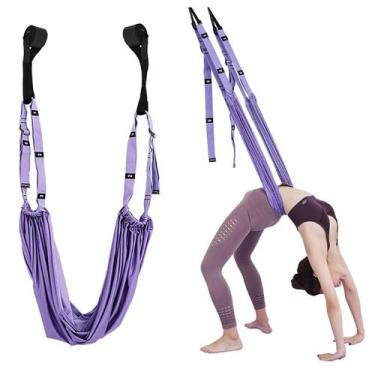 Imagem de Corda de Yoga e Pilates Rede Suspensa para Treino Aéreo em Casa Colump