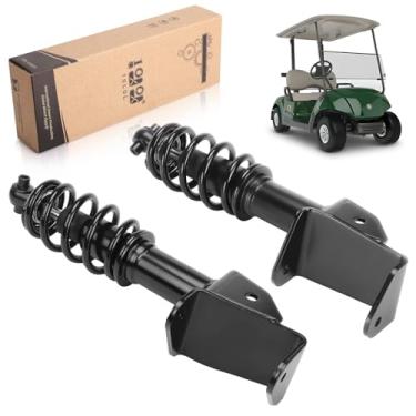 Imagem de Conjunto de amortecedor dianteiro de carrinho de golfe 10L0L para carrinhos de golfe Yamaha Drive G29 lado do passageiro e lado do motorista. Carrinhos de gás e elétricos. OEM # JW2-F3390-00-00 JW2-F3350-00