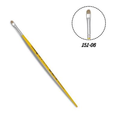 Imagem de Pincel Chato Língua Gato 151-06 Cerda Tigre