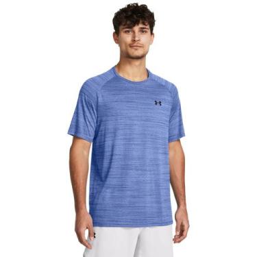 Imagem de Camiseta de Treino Masculina Under Armour Tiger Tech 2.0, Azul, M
