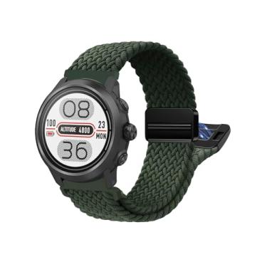 Imagem de Yeahxing Pulseira trançada elástica para COROS PACE 2/APEX 2/APEX 42 mm, confortável, elegante, respirável