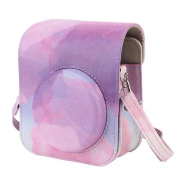 Imagem de Capa de proteção para câmera GOWENIC Instax Mini 12 PU Leather