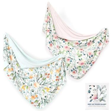 Imagem de Cobertor de bebê GRSSDER 86 x 112 cm, camada dupla, malha de jérsei, p