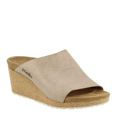 Imagem de Sandália feminina Papillio, Namica Slide da Birkenstock – Largura estreita, Rose Gold, 9