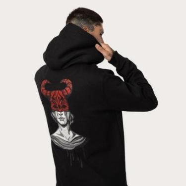 Imagem de Moletom Canguru Fechado MCD Anjo E Demônio-Masculino