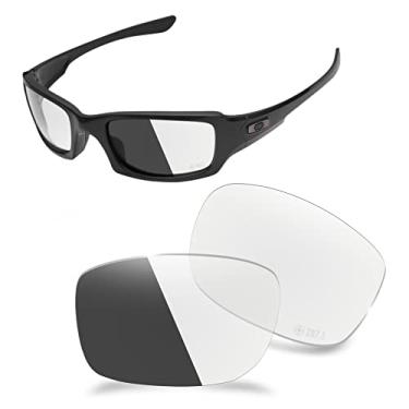 Imagem de AOZAN Lentes de reposição ANSI Z87.1 para óculos de sol Oakley Fives Squared - HI-DEF Photochromic