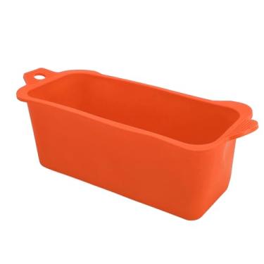 Imagem de Generic Forro da Bandeja de Graxa, Forro de Copo de Graxa Reutilizável Resistente a Riscos Resistente Ao Calor para Acampamento de Churrasco (Laranja)