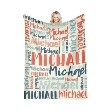 Imagem de Cobertor De Flanela Personalizado Em 30 Cores Para Meninas, Meninos, B