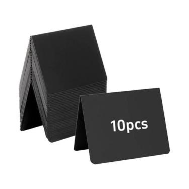 Imagem de Mini Quadros De Giz 10 Peças, Placas De Mensagem Reescritas, Cartões D