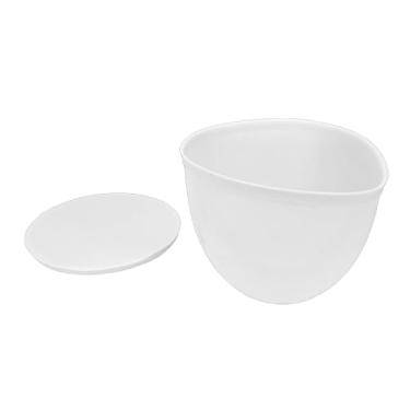 Imagem de SUNGOOYUE Forro de Tigela de Silicone, Material Antiaderente de Qualidade Alimentar, Calor de 40 ℃ a 240 ℃, Com Tampa, para KSM150 KSM180 KSM170 KSM160 KSM155 Cabeça Inclinada 5QT (WHITE)