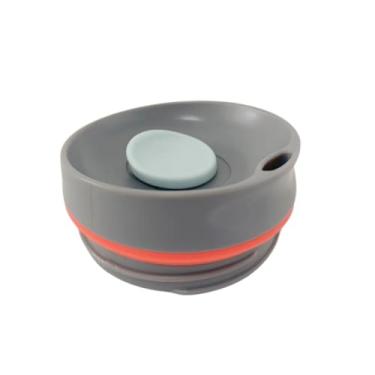 Imagem de Tampa deslizante de substituição compatível com Owala SmoothSip 590 ml 340 g, acessórios à prova de vazamento, tampa superior compatível com Owala SmoothSip Slider copo de café de 340 g 590 ml (cinza)